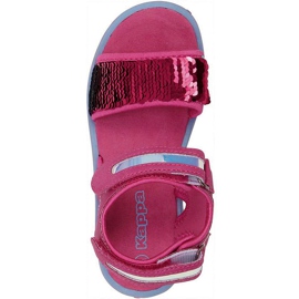 Kappa Seaqueen K Footwear Kinder Sandalen rosa-blau 260767K 2260 1