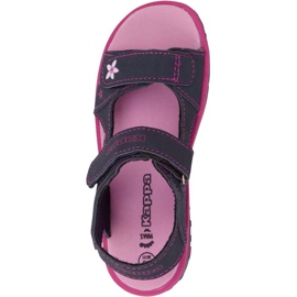 Kappa Blossom K Footwear Kindersandalen für Kinder marineblau-pink 260593K 6722 rosa 1