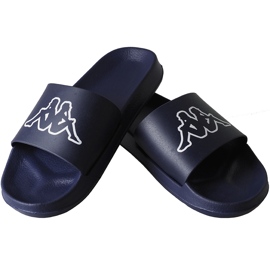 Kappa Krus Hausschuhe marineblau und weiß 242794 6710 1