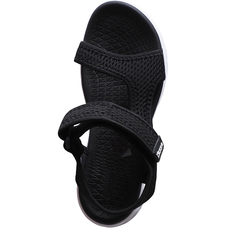 Kappa Vedity Ii Damen Sandalen schwarz-weiß 242811 1110 1