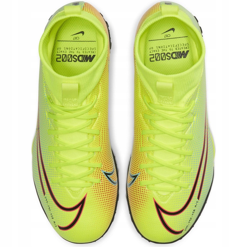 Nike Mercurial Superfly 7 Academy Mds Tf BQ5435 703 Fußballschuh blau, seladon grün 1