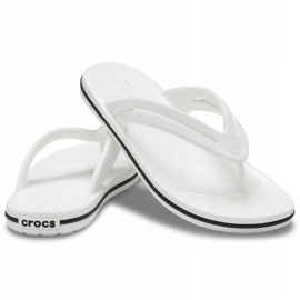 Crocs Crocband Flip W weiß 206100 100 1