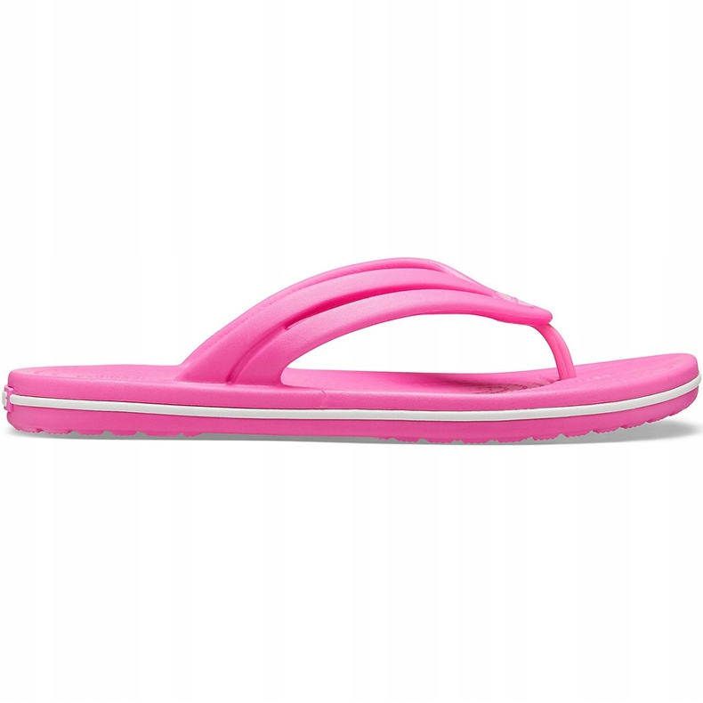 Crocs Damen Hausschuhe Crocband Flip W pink 206100 6QQ rosa 2