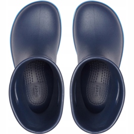 Crocs Regenstiefel für Kinder Crocband Regenstiefel Kinder marineblau 205827 4KB navy blau 1