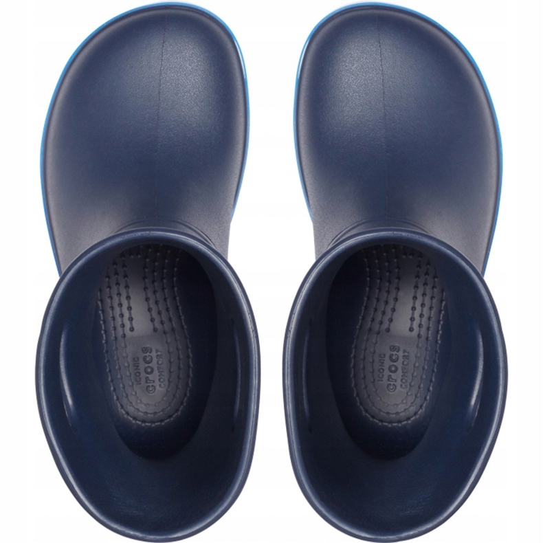 Crocs Regenstiefel für Kinder Crocband Regenstiefel Kinder marineblau 205827 4KB navy blau 1