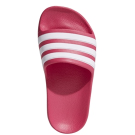 Adidas Adilette Aqua K rosa Hausschuhe für Kinder EF1749 weiß 1