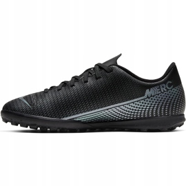 Nike Mercurial Vapor 13 Club Tf Junior AT8177 010 Fußballschuhe schwarz schwarz 1