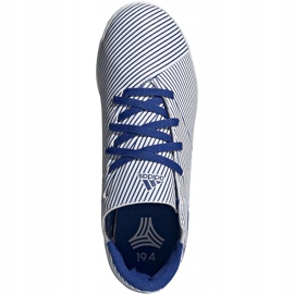 Adidas Nemeziz 19.4 In Jr weiß-blaue Fußballschuhe EF1754 mehrfarbig 1