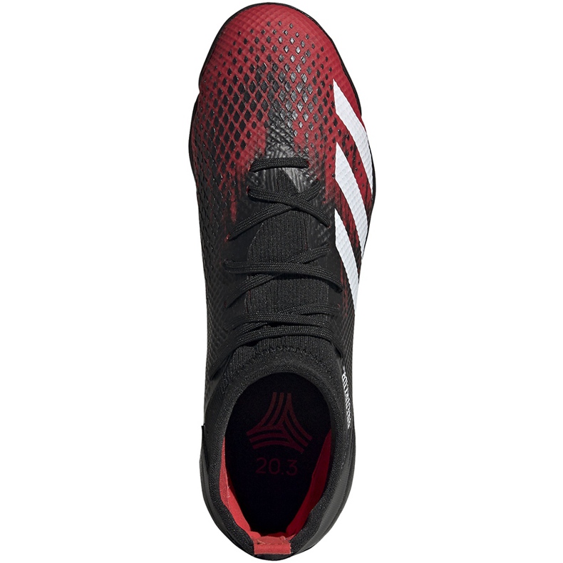 Adidas Predator 20.3 Tf Fußballschuhe schwarz und rot EF2208 mehrfarbig 1
