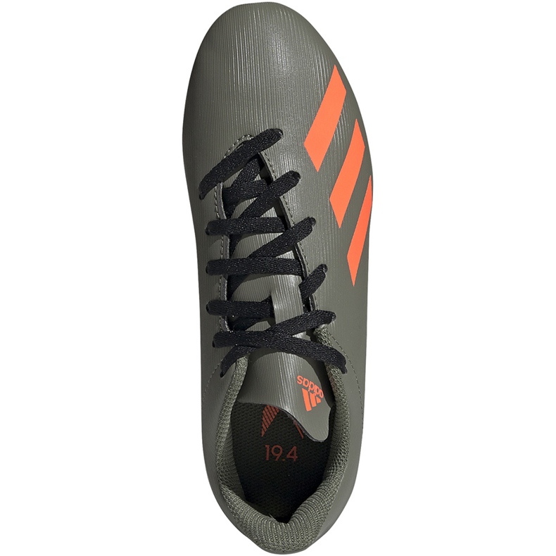 Grüne adidas X 19.4 FxG Jr Fußballschuhe EF8377 mehrfarbig grau 1