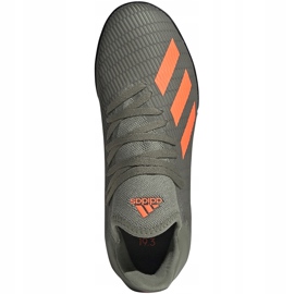 Grün adidas X 19.3 Tf Jr Fußballschuhe EF8375 1