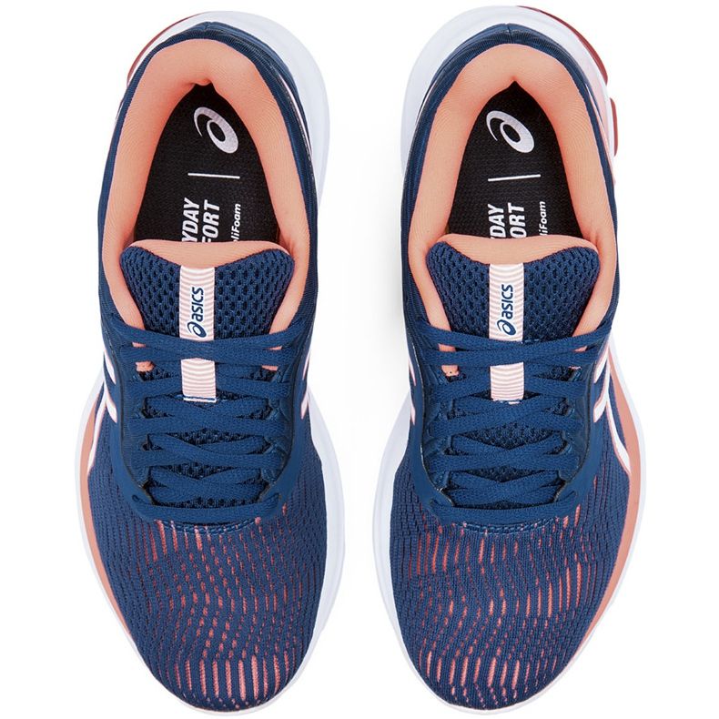 Damen Laufschuhe Asics Gel-Pulse marineblau-pfirsich 1012A467 401 navy blau orange 1