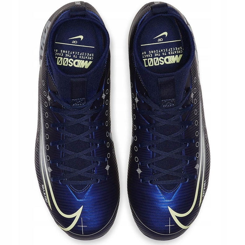 Nike Mercurial Superfly 7 Academy Mds FG / MG Junior BQ5409 401 Fußballschuh navy blau navy blau 1