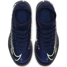 Nike Mercurial Superfly 7 Club Mds Tf Junior BQ5416 401 Fußballschuh marineblau marineblau 1