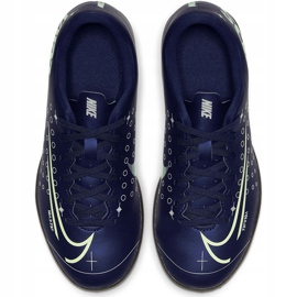 Nike Mercurial Vapor 13 Club Mds Tf Junior CJ1179 401 Fußballschuh mehrfarbig navy blau 1