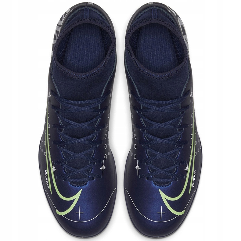 Nike Mercurial Superfly 7 Club Mds FG / MG Junior BQ5418 401 Fußballschuh navy blau blau 1