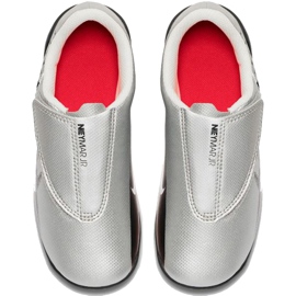 Nike Mercurial Vapor 13 Club Neymar Mg PS (V) Junior AT8164 006 Fußballschuhe schwarz grau 1