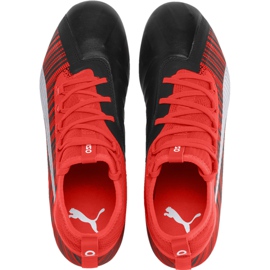 Fußballschuhe Puma One 5.2 Fg Ag rot schwarz 105618 01 mehrfarbig 2