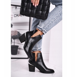 FB1 Damenstiefel mit Absatz Schwarz Ruben 2