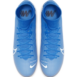 Nike Mercurial Superfly 7 Academy FG / MG AT7946 414 Fußballschuhe mehrfarbig blau 1