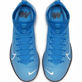Nike Mercurial Superfly 7 Academy Ic Junior AT8135 414 Fußballschuhe mehrfarbig blau 1