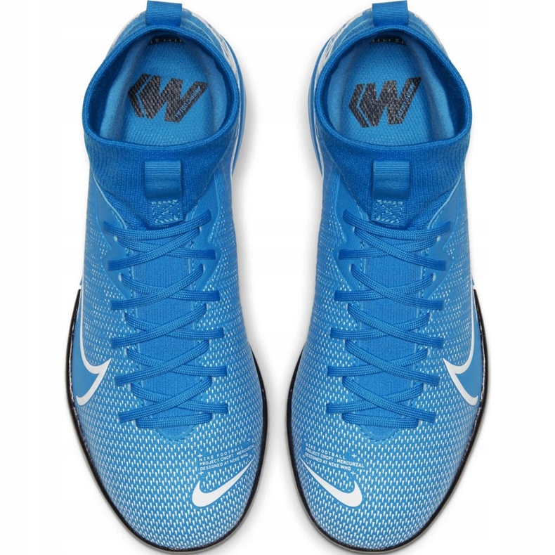 Nike Mercurial Superfly 7 Academy Ic Junior AT8135 414 Fußballschuhe mehrfarbig blau 1