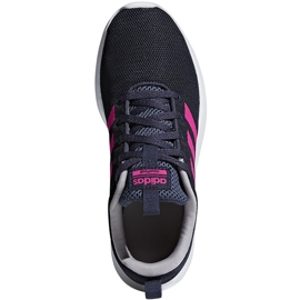 Adidas Lite Racer Cln K Kinderschuhe BB7045 marineblau und pink navy blau rosa 1