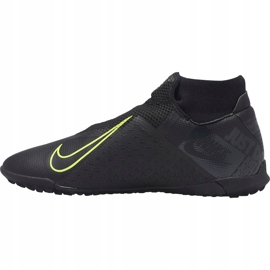Nike Phantom Vsn Academy Df Tf AO3269 007 Fußballschuhe schwarz schwarz 1
