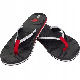 Herren Hausschuhe 4F H4L19 KLM002 90A multicolor allover schwarz mehrfarbig 1