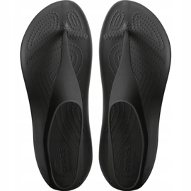 Crocs Damen Sandalen Serena Flip W schwarz 205 468 060 1