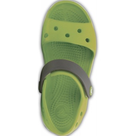 Crocs Sandalen für Kinder Crocband Sandal Kids grün und grau 12856 3K9 1