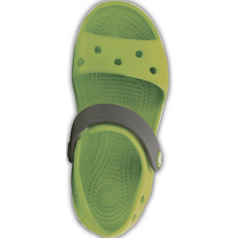 Crocs Sandalen für Kinder Crocband Sandal Kids grün und grau 12856 3K9 1