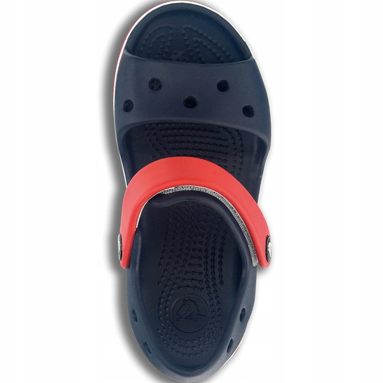 Crocs Sandalen für Kinder Crocband Sandal Kids dunkelblau rot 12856 485 marineblau 1