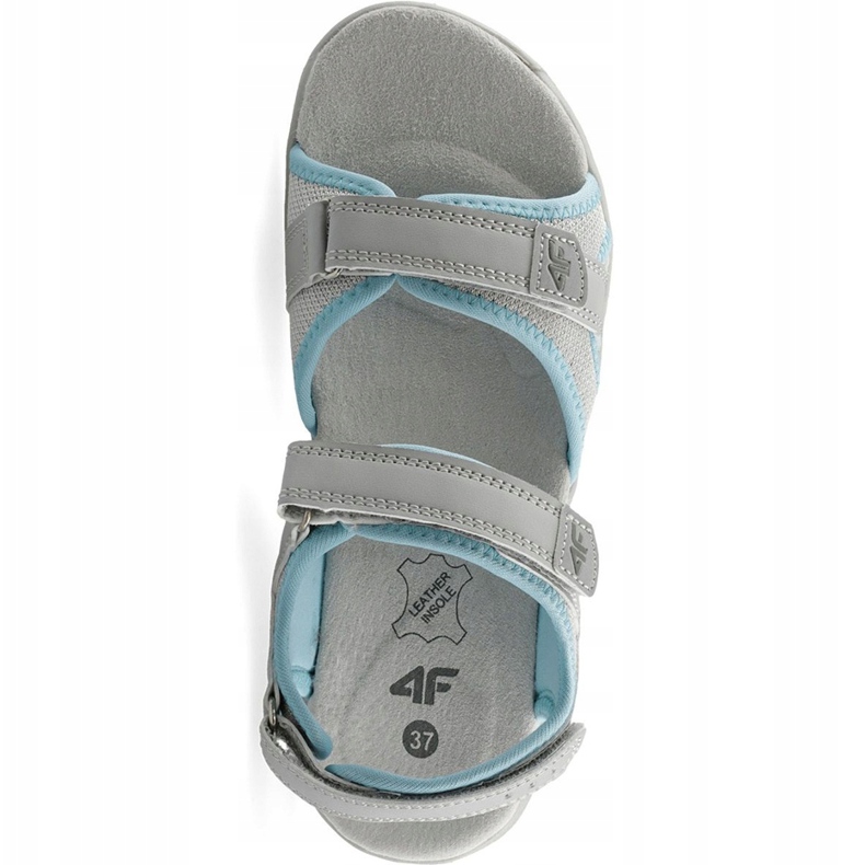 Mädchen Sandalen 4F mehrfarbig J4L19 JSAD206 90S blau grau 1