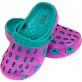 Badeschuhe für Kinder Aqua-speed Silvi col 09 violettblau lila 1