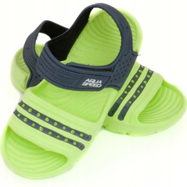 Aqua-speed Noli Badeschuhe für Kinder, grün und marineblau col. 84 1