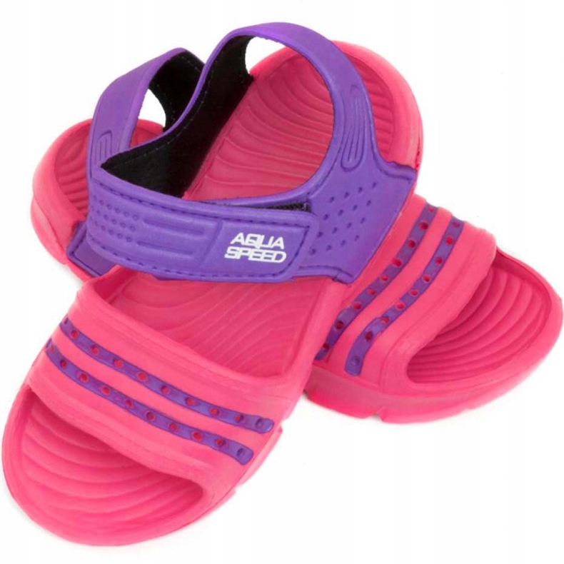 Aqua-speed Noli Kinder Badeslipper rosa-lila col. 39 violett violett 1