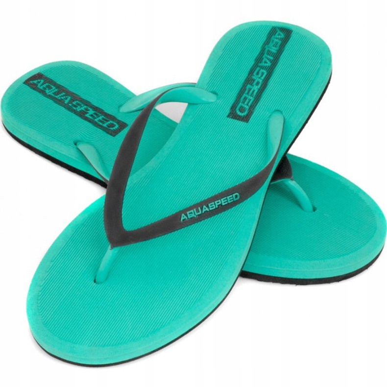 Aqua-speed Genua Damen Badeslipper col.01 blau 1