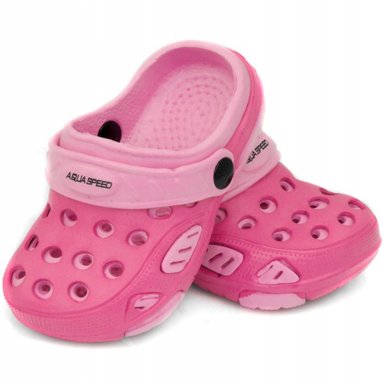 Aqua-speed Lido col 03 rosa Kinderbadeschuhe 1