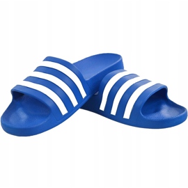 Adidas Adilette Aqua blaue Hausschuhe F35541 navy blau 1