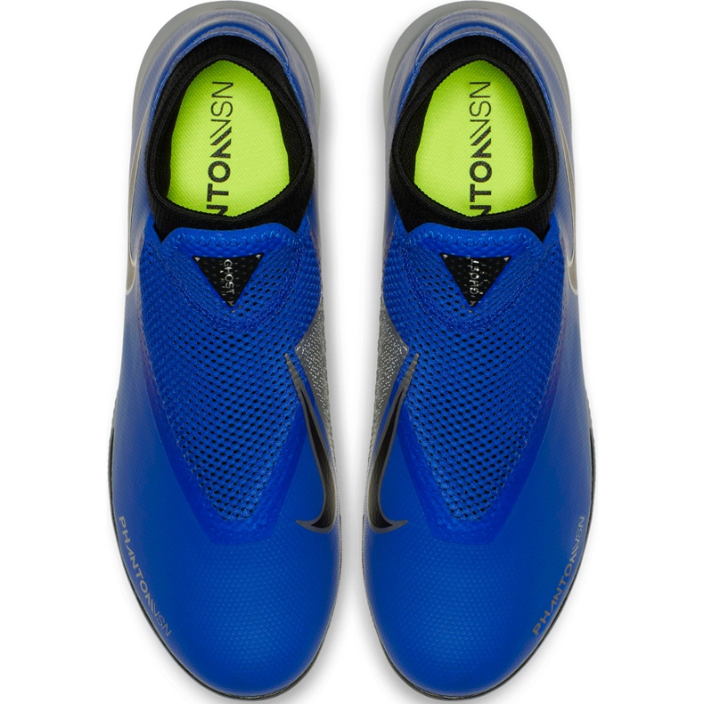 Nike Phantom Vsn Academy Df Ic AO3267 400 Fußballschuh blau 1