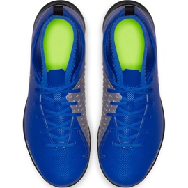 Nike Phantom Vsn Club Df Ic Jr AO3293 400 Fußballschuhe blau blau 1