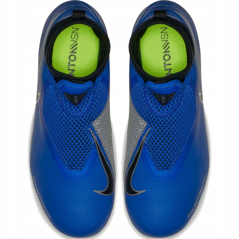 Nike Phantom Vsn Academy Df FG / MG Jr AO3287 400 Fußballschuhe blau 1