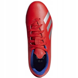 Adidas X 18.4 Tf Jr rot Fußballschuhe BB9417 mehrfarbig 1