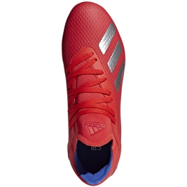 Adidas X 18.3 Fg Jr rote Fußballschuhe BB9371 mehrfarbig 1