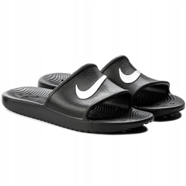 Nike Kawa Shower Damen schwarze Hausschuhe 832655 001 1