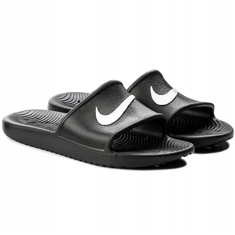 Nike Kawa Shower Damen schwarze Hausschuhe 832655 001 1