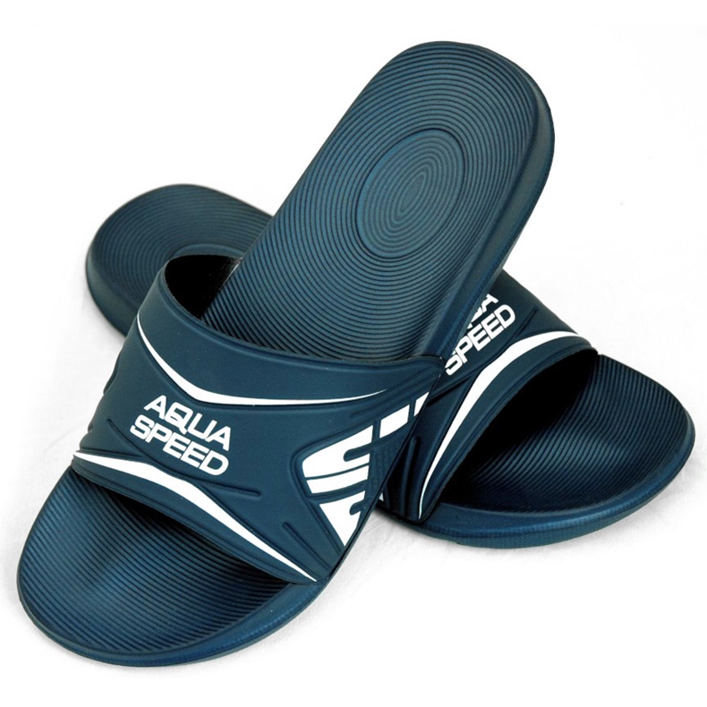Aqua-Speed ​​​​Dakota Herren Badeslipper, Fb. 10 marineblau 1