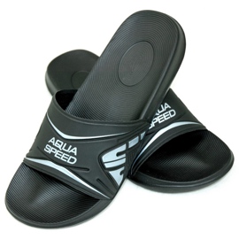 Aqua-Speed ​​​​Dakota Herren Badeslipper, col.7 schwarz 1