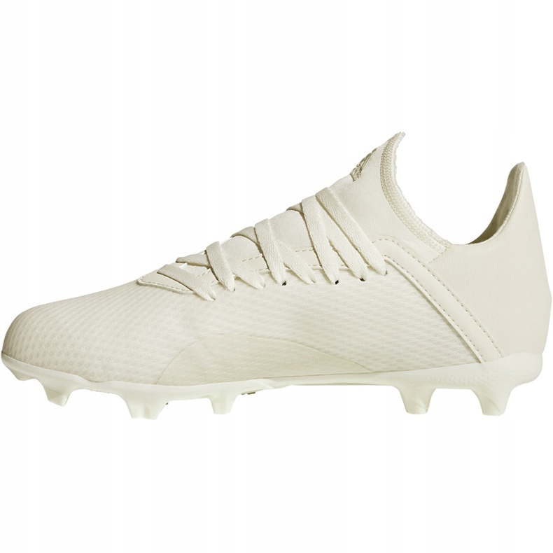 Adidas X 18.3 Fg Jr DB2417 Fußballschuhe weiß, creme beige 1